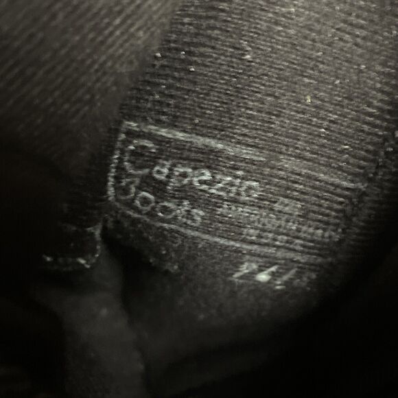 Capezio Cowboy Boots Leather Vintage 1970's Cream with Black Arrow Size 7.5 - Picture 12 of 14